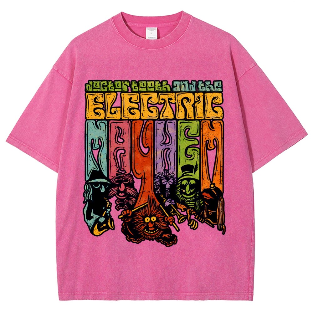 The Psychedelic Mayhem Vintage Distressed T-shirt