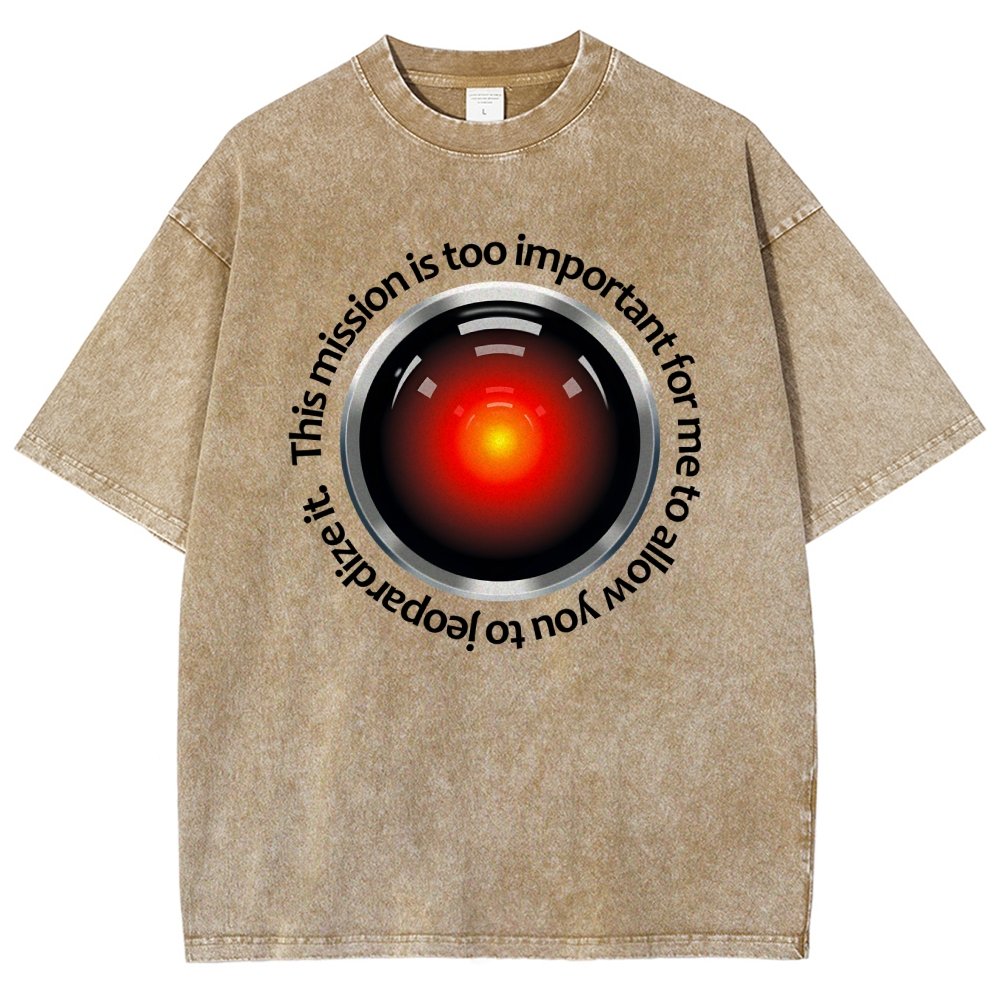 This Mission Is Too Important For Me To Allow You To Jeopardize It. Vintage Distressed T-shirt