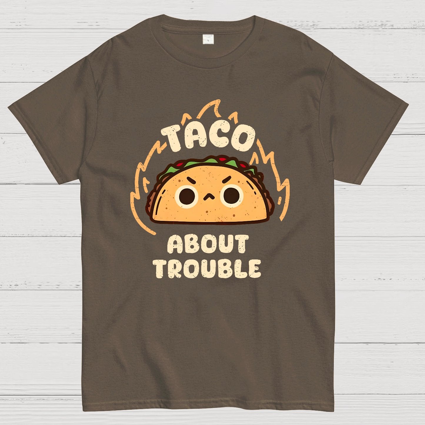 Taco About Trouble Geek T-Shirt