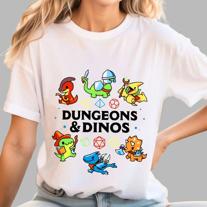 Dungeons & Dinos Geek T-Shirt