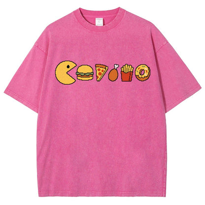 Snack-man Vintage Distressed T-shirt