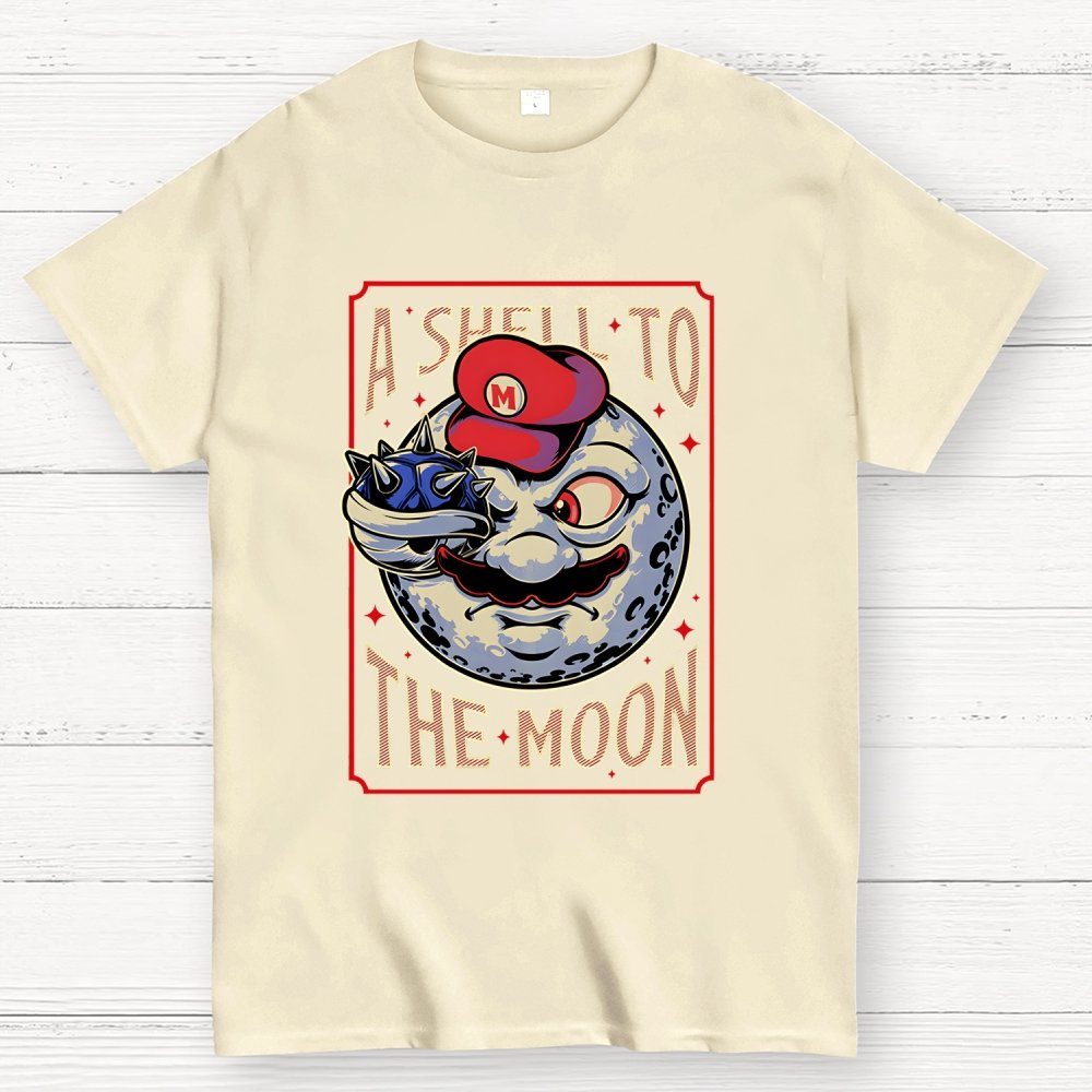 Moon Shell Movie Game Geek T-Shirt