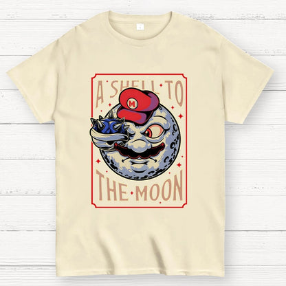 Moon Shell Movie Game Geek T-Shirt