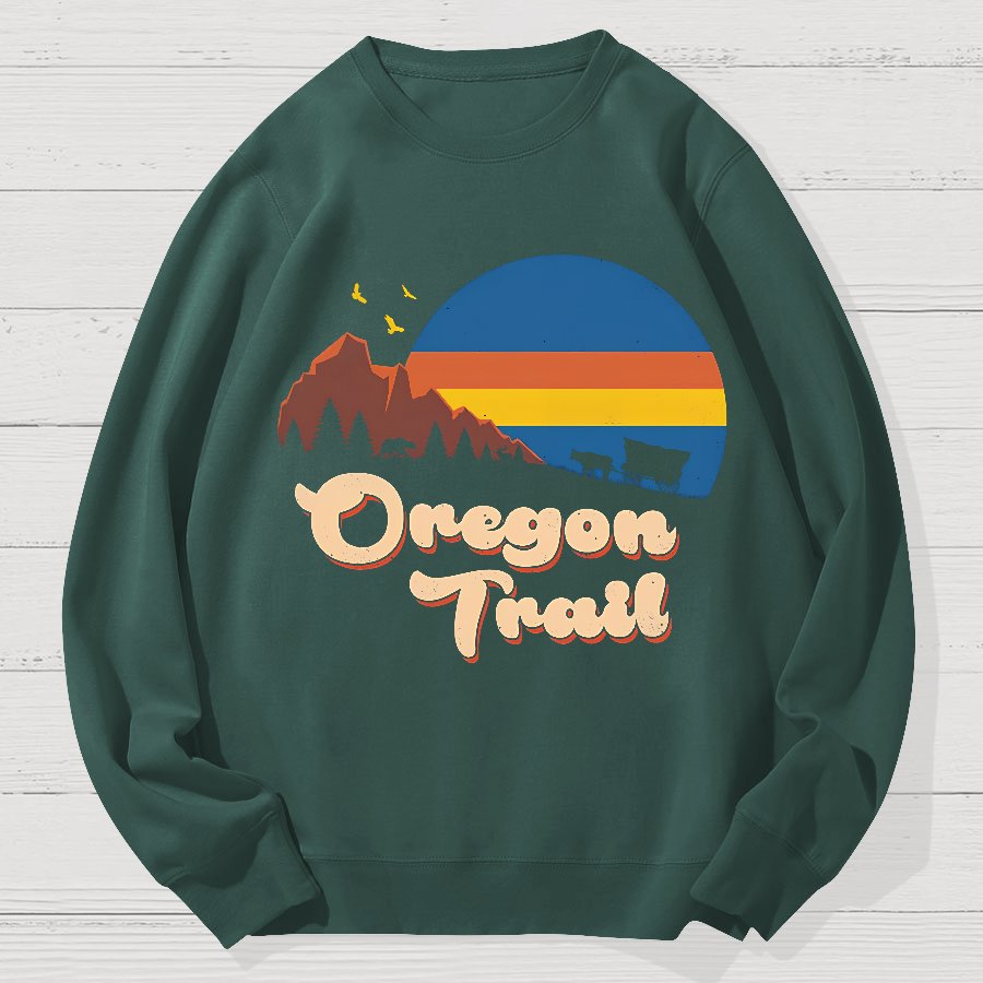 Oregon You Have Died Geek Cotton Sweatshirt