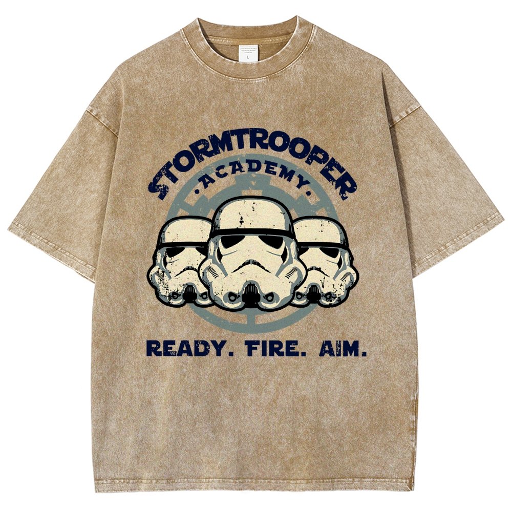 Ready. Fire. Aim. Vintage Distressed T-shirt