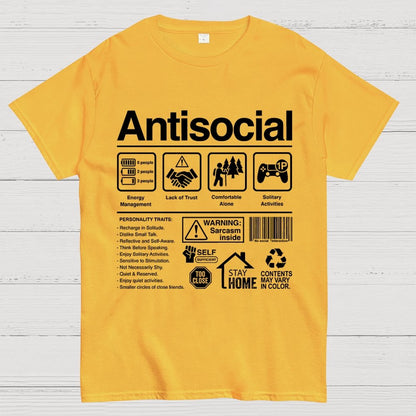 Antisocial Label Geek T-Shirt