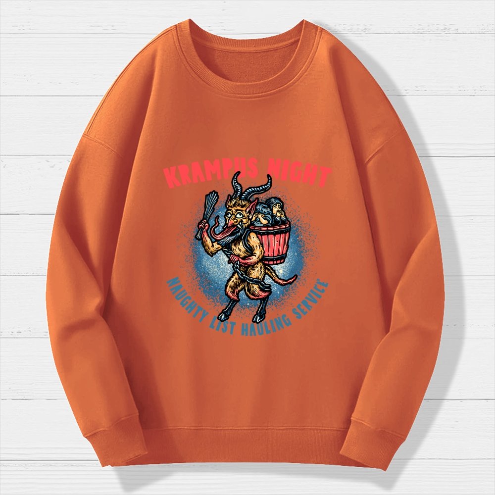 Krampus Night Geek Cotton Sweatshirt
