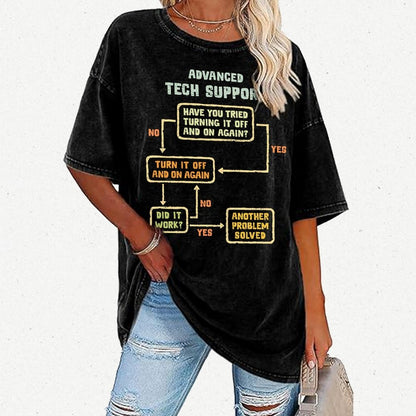 Advanced Engineering Vintage Distressed T-shirt