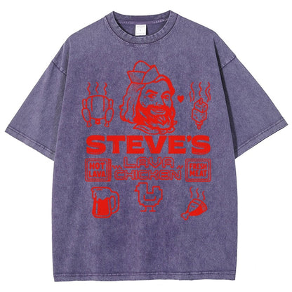 Steve's Lava Chicken Vintage Distressed T-shirt