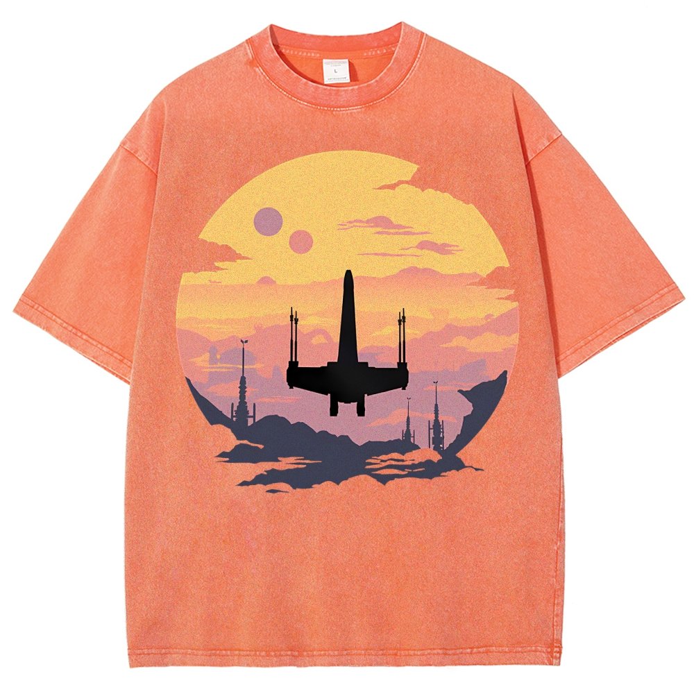 Rogue Fighter Vintage Distressed T-shirt