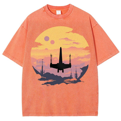 Rogue Fighter Vintage Distressed T-shirt