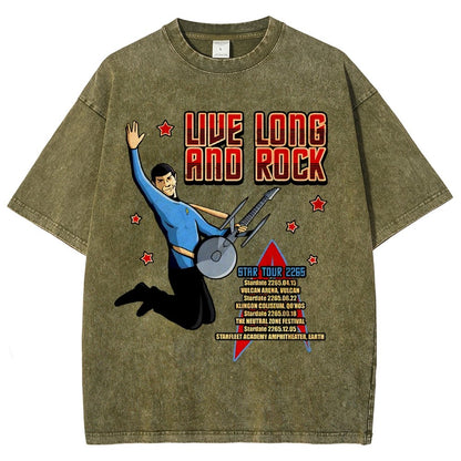 Live Long and Roll Vintage Distressed T-shirt