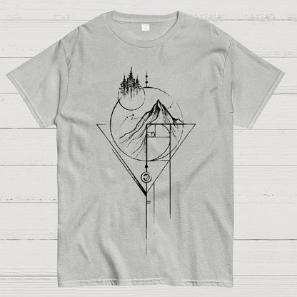 White Fibonacci Unisex Geek T-Shirt