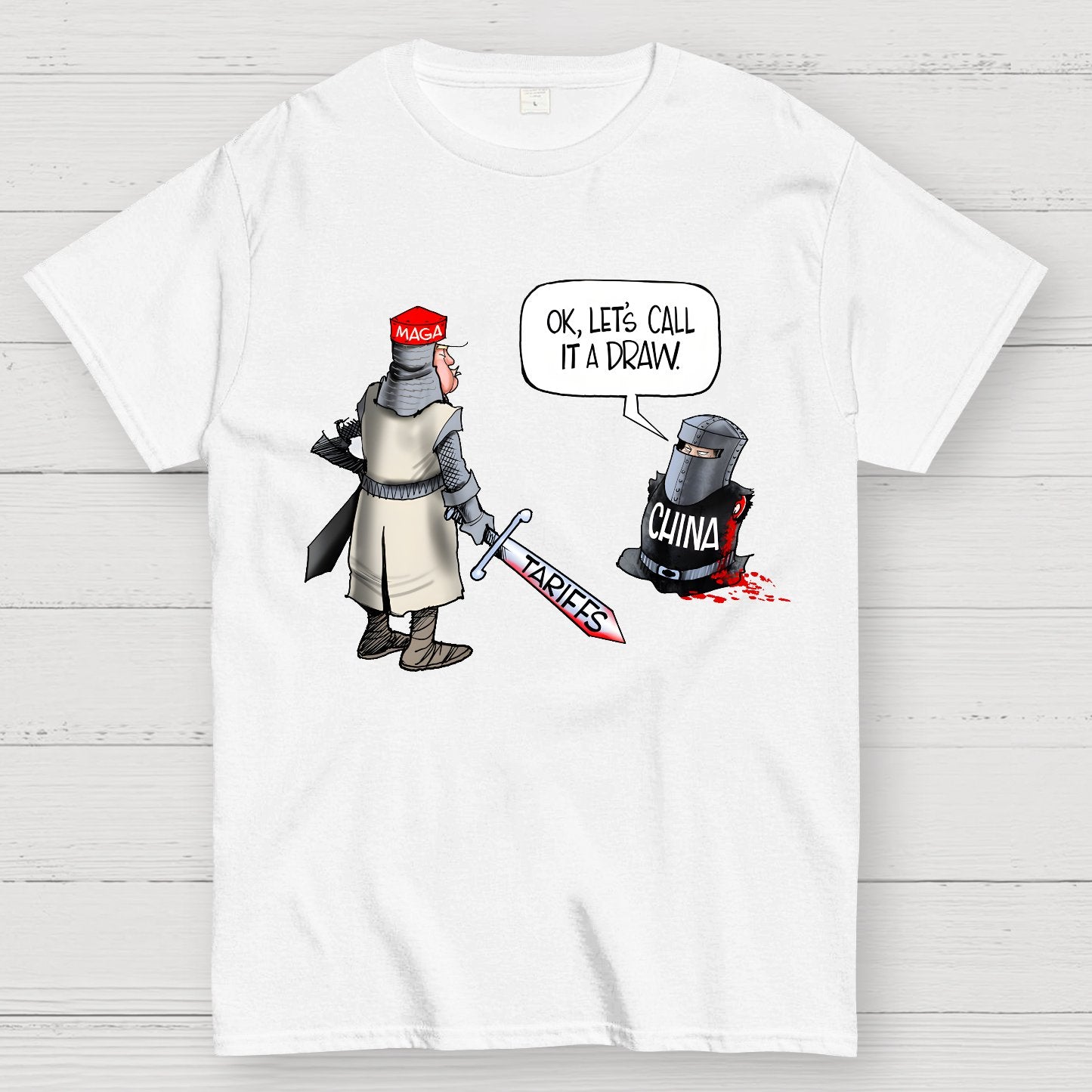 The Holy Grail Tariffs Geek T-Shirt