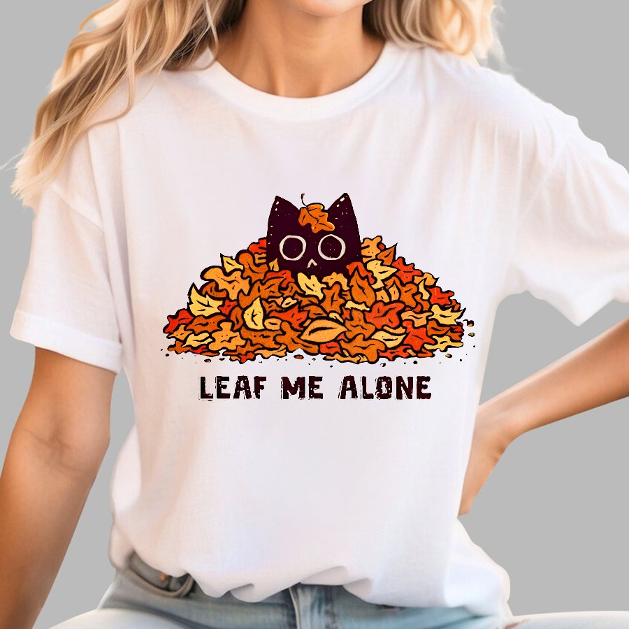 Leaf Me Alone Geek T-Shirt