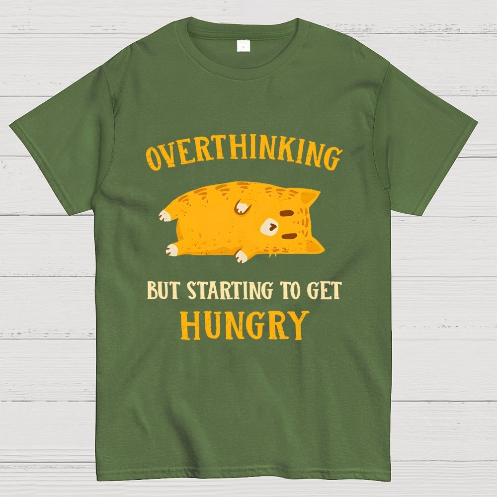 Overthinking  But Getting Hungry Geek T-Shirt