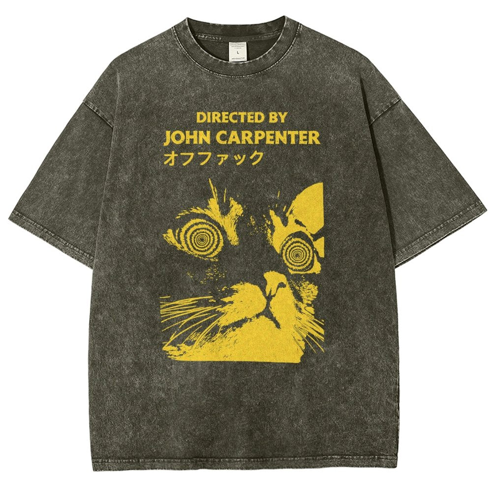 Directed by John Carpenter  Vintage Distressed T-shirt