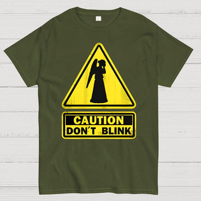 Warning Don’t Blink Geek T-Shirt