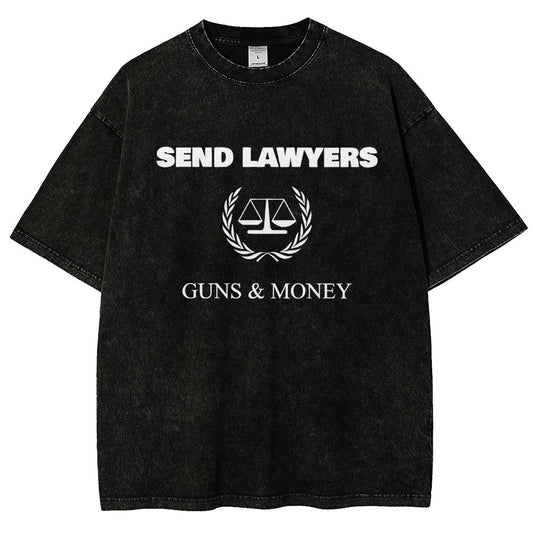 Send Lawyers Guns And Money Vintage Distressed T-shirt