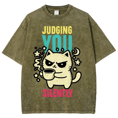 Judging You Vintage Distressed T-shirt