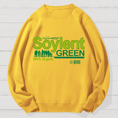 Soylent Green Geek Cotton Sweatshirt