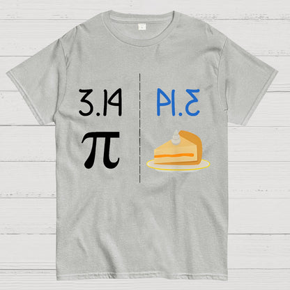 Funny PI Mirror Image Of 3.14 Is PIE Geek T-Shirt