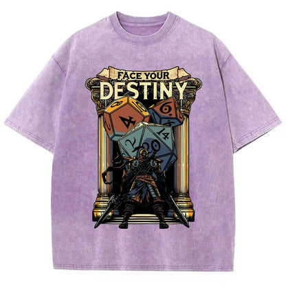 Face your destiny Vintage Distressed T-shirt