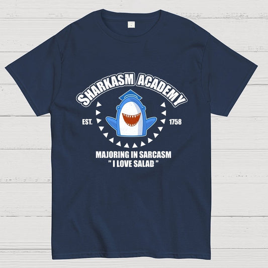 Sharkasm Academy Unisex Geek T-Shirt