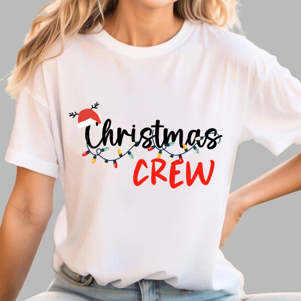 Christmas Crew Family Holiday Geek T-Shirt