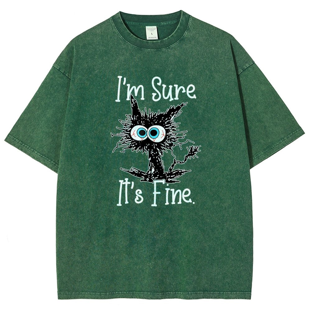 I’M Sure It’S Fine Vintage Distressed T-shirt