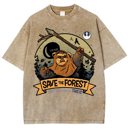 Save The Mystic Grove Vintage Distressed T-shirt