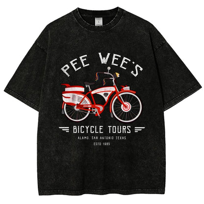 Buddy's Bicycle Tours Vintage Distressed T-shirt