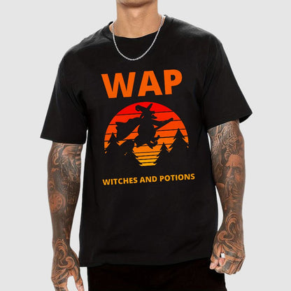 Wap Witches And Potions Halloween Geek T-Shirt