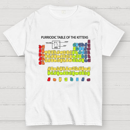 Purriodic Table of the Kittens Geek T-Shirt