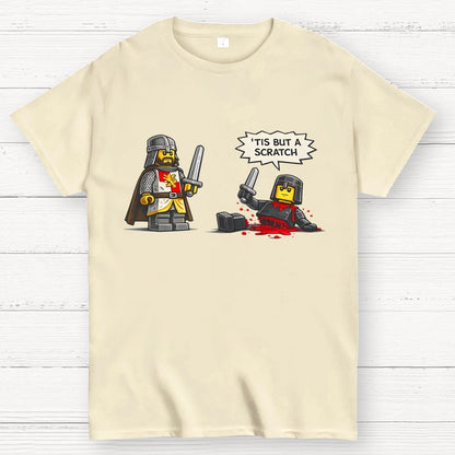 Tis But a Scratch  Fantasy Warrior Parody  Dark Humor Geek T-Shirt