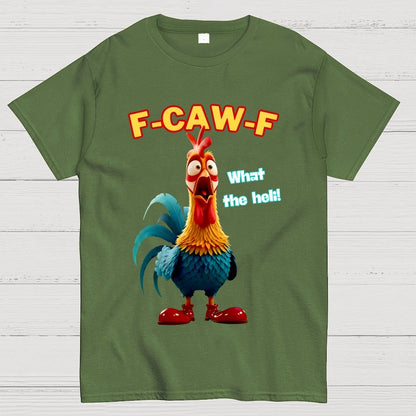 Chicken F-CAW-F What The Heli Geek T-Shirt