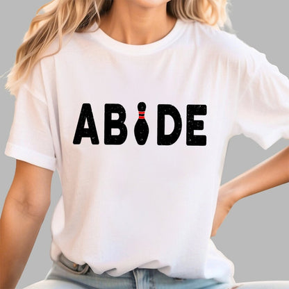 Bowling Abide Geek T-Shirt