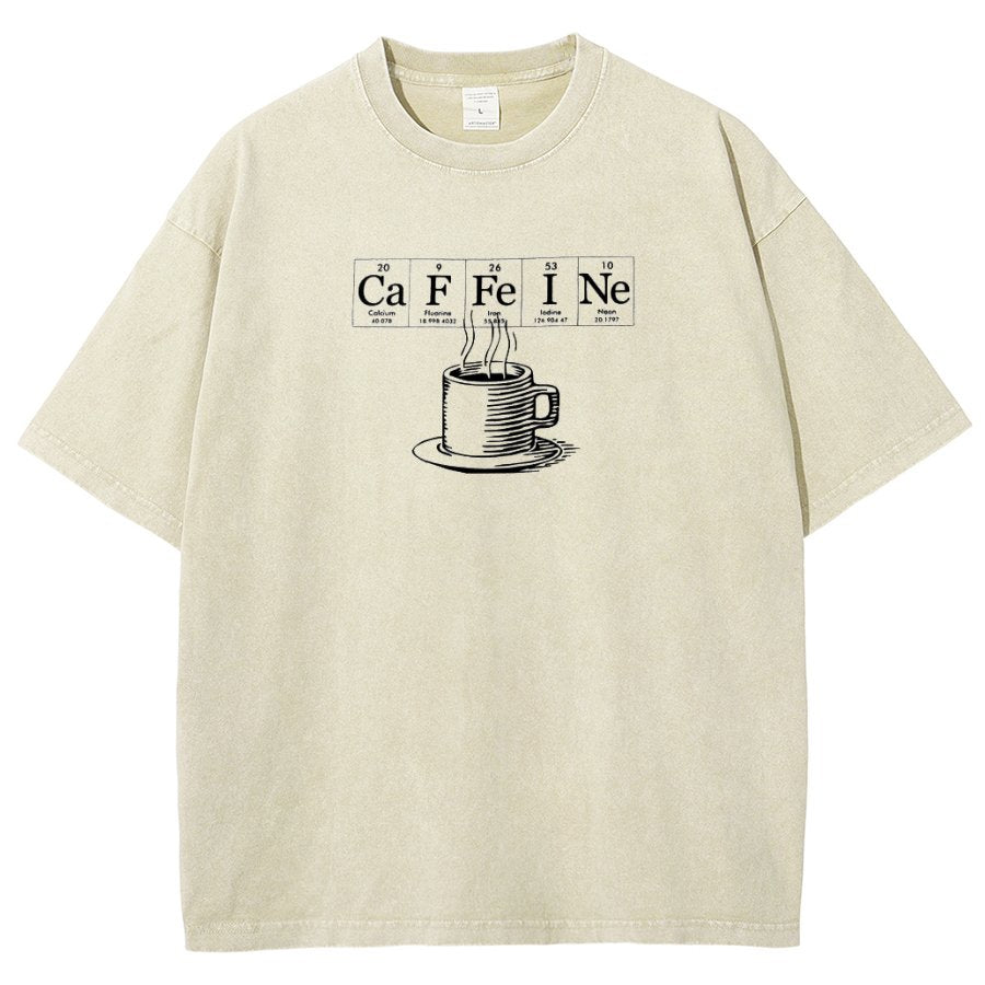 Caffe I Need Vintage Distressed T-shirt