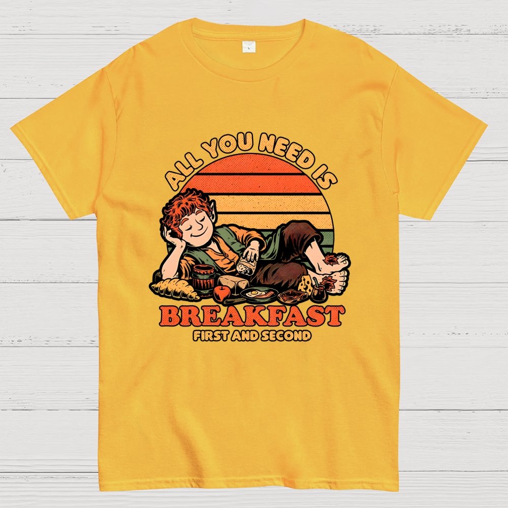Breakfast Food Movie Geek T-Shirt