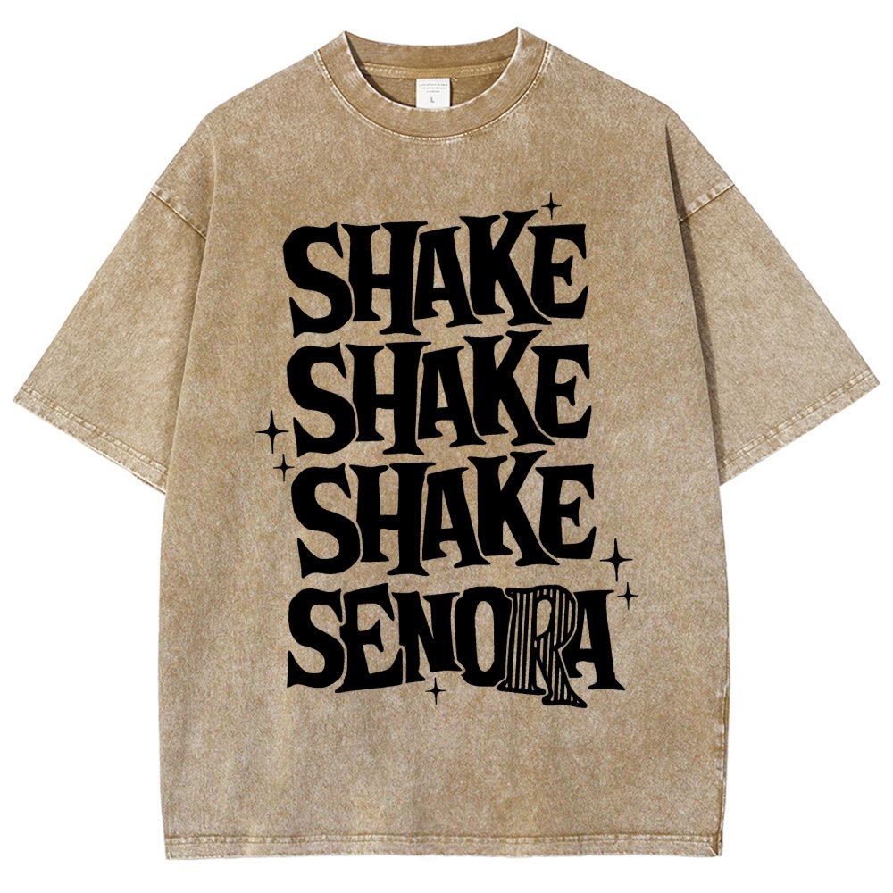 Shake Shake Shake Senora Halloween Vintage Distressed T-shirt