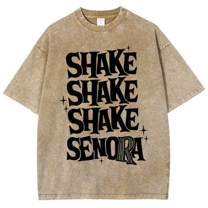 Shake Shake Shake Senora Halloween Vintage Distressed T-shirt