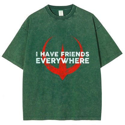 I Have Friends Everywhere Vintage Distressed T-shirt