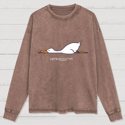 Mood Of The Day Washed Long Sleeve Tee