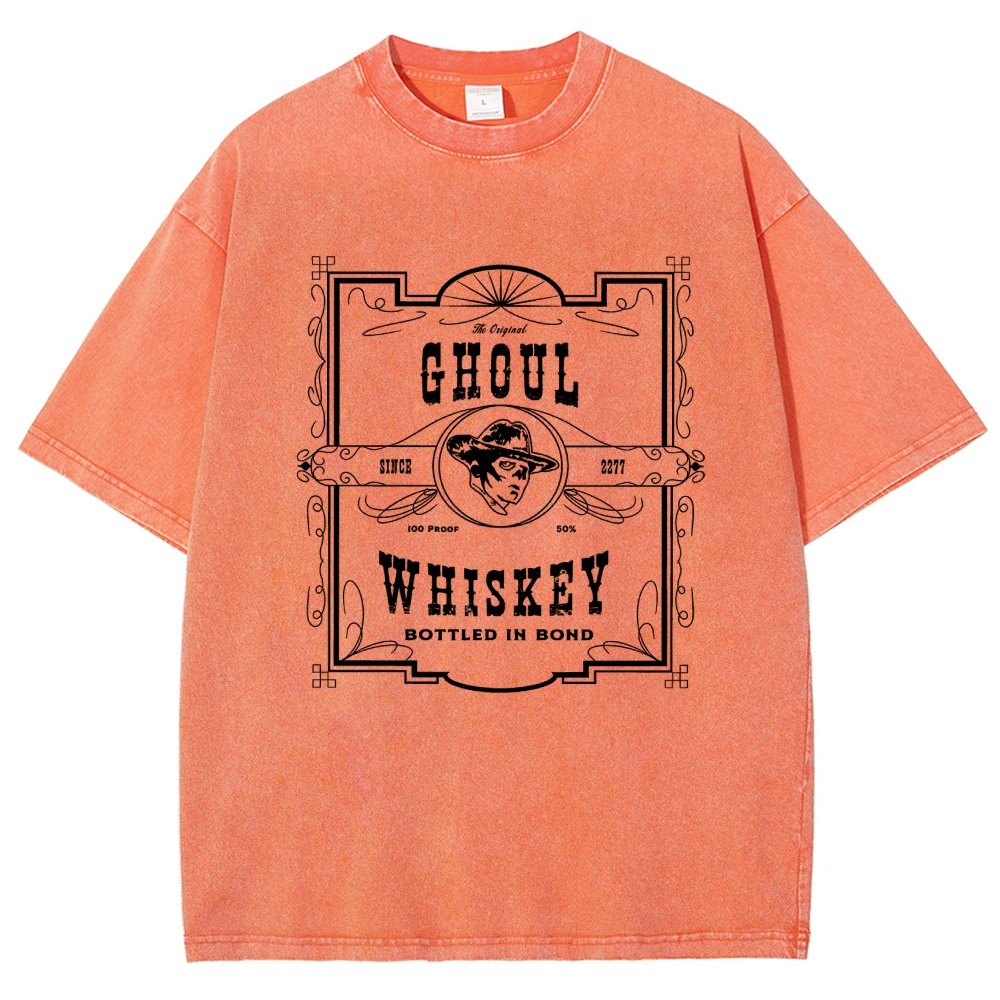Ghoul Whiskey Vintage Distressed T-shirt