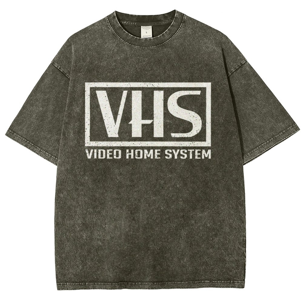 Video Home System Vintage Distressed T-shirt