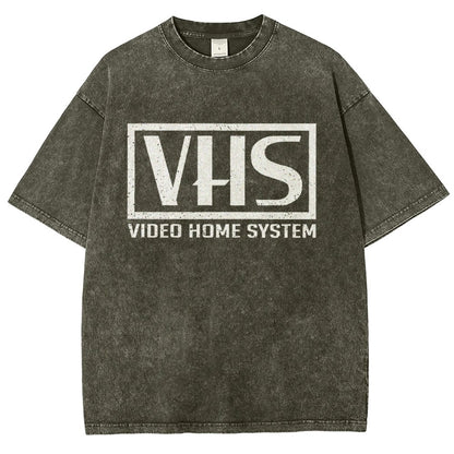 Video Home System Vintage Distressed T-shirt