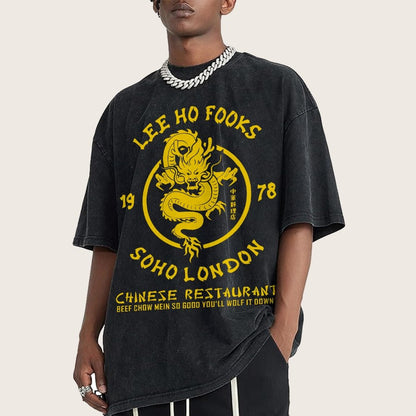 Lee Ho Fooks Chinese Restaurant Vintage Distressed T-shirt