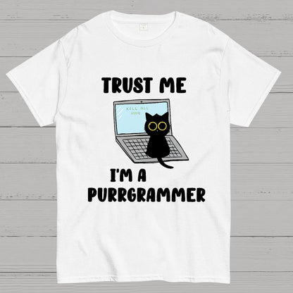 I'm A Purrgrammer Funny Cat Nerdy T-Shirt