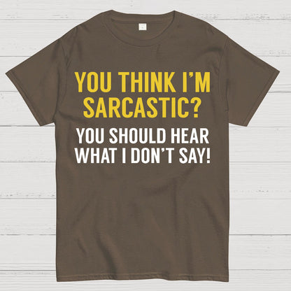 Sarcastic ？Geek T-Shirt
