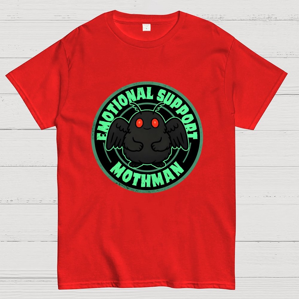 Emotional Support Mothman Geek T-Shirt